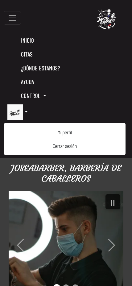 pulsar en nuestra imagen de usuario y despues en mi perfil